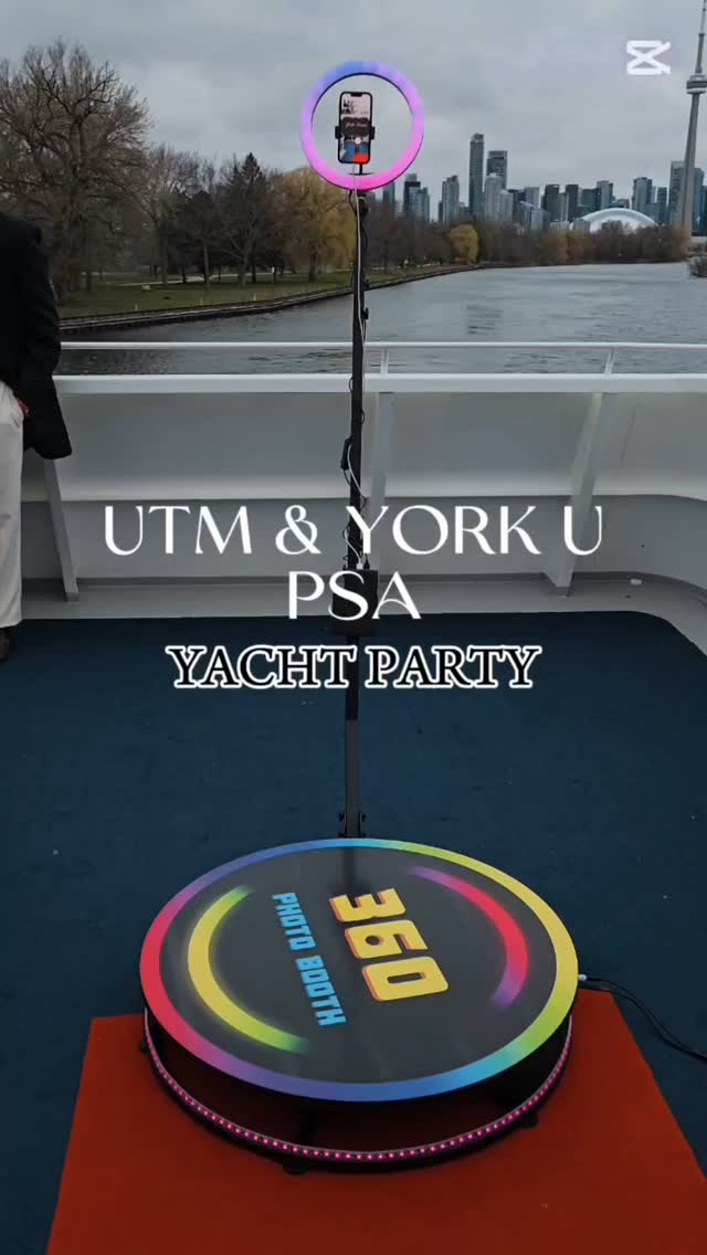 360 Booth — Toronto yacht party